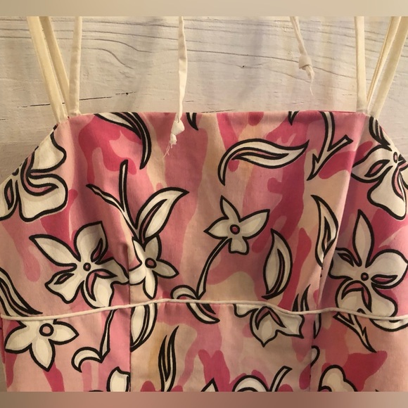 Hawaiian print halter dress size 3 - Picture 5 of 8